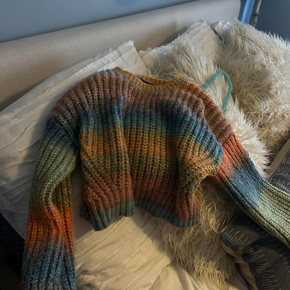 Chunky Rainbow Sweater